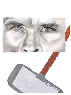 thor-charcoal-marker-fanart-robyn-calkins-robyn-calkins-64cbad6b9376e